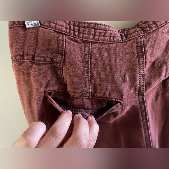 Free People | High Waisted Flowy Linen Pants - Picture 7 of 8